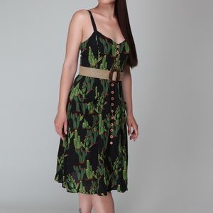 Collectif Cactusland Swing Dress